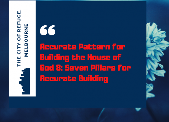 Accurate Pattern for Building the House of God 8: Seven Pillars for Accurate Building Accurate Pattern for Building the House of God 8: Seven Pillars for Accurate Building